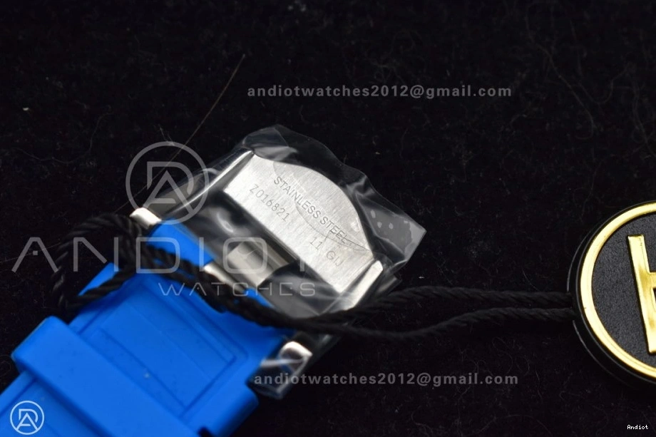 Blue Seamaster White on TF A2824 Dial 1:1 Deep Ultra 6000M Ceramic Bezel Black Strap Best Rubber Edition SS 1221